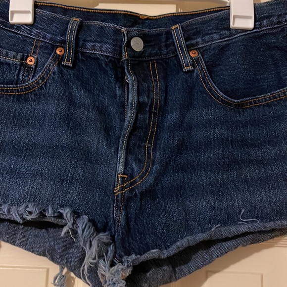 Levi’s 501 High-Rise Denim Shorts - Picture 3 of 13